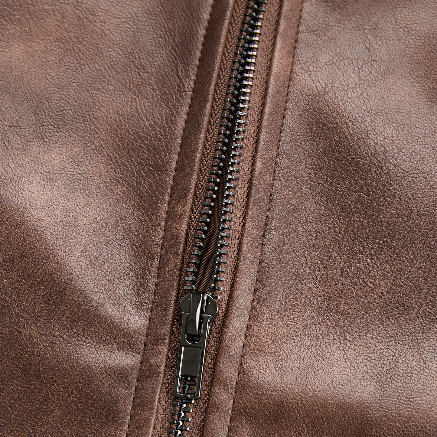 Damska Skórzana Kurtka Krótka Lekka