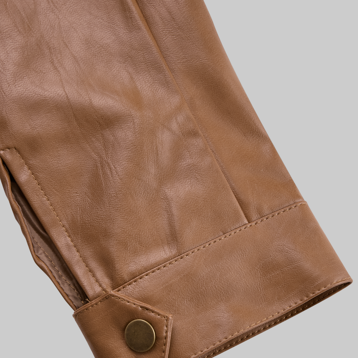 Damska Skórzana Kurtka Elegancka Lekka