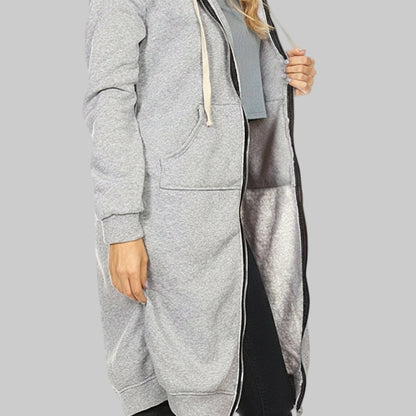 Damska Dluga Lekka Jacket Wygodna Oversize