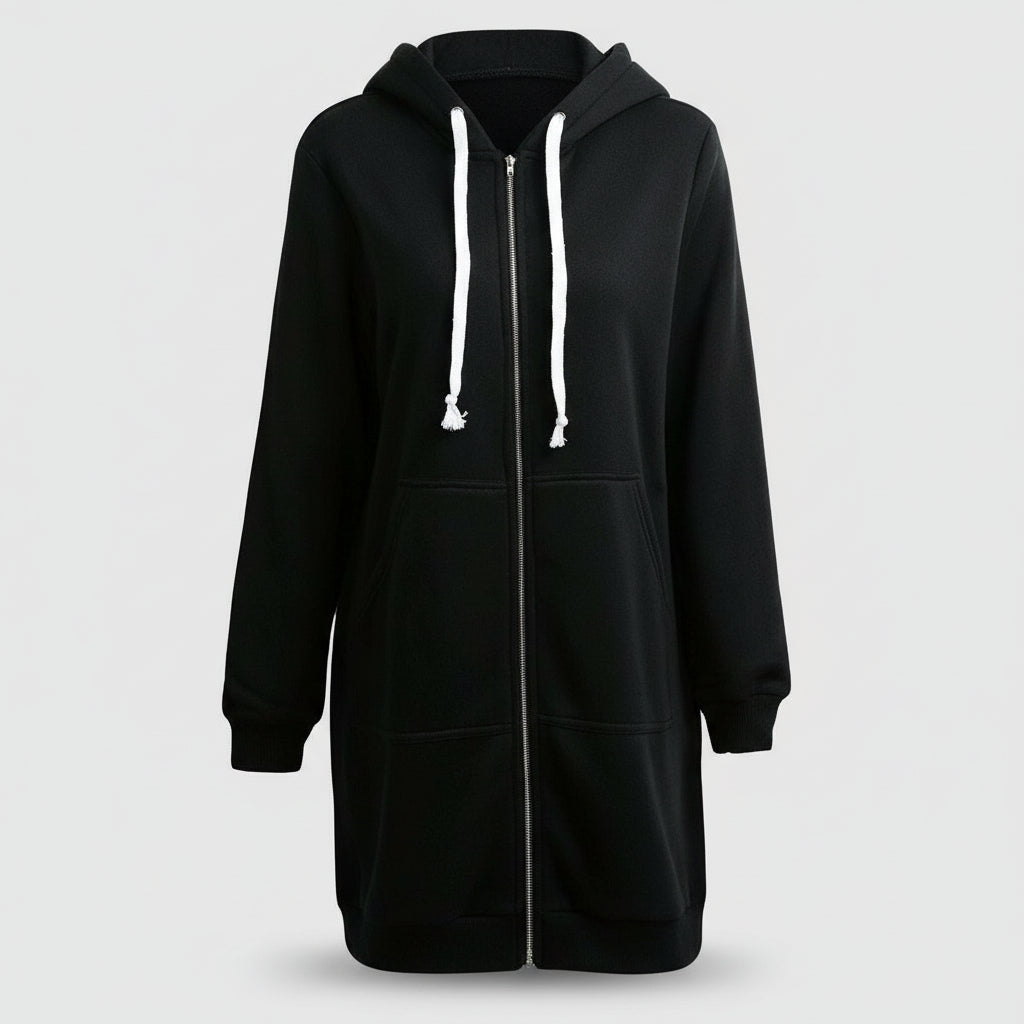 Damska Dluga Lekka Jacket Wygodna Oversize