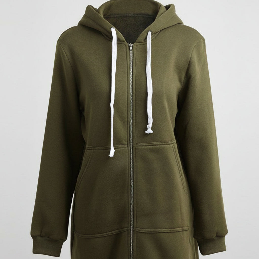 Damska Dluga Lekka Jacket Wygodna Oversize