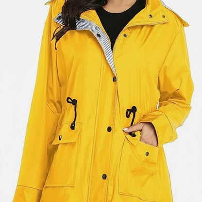 Damska Lekka Kurtka Trench Długa Elegancka Klasyczna