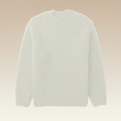 Sweter Męski Dziany Oversize Sweter Cashemere Stylowy