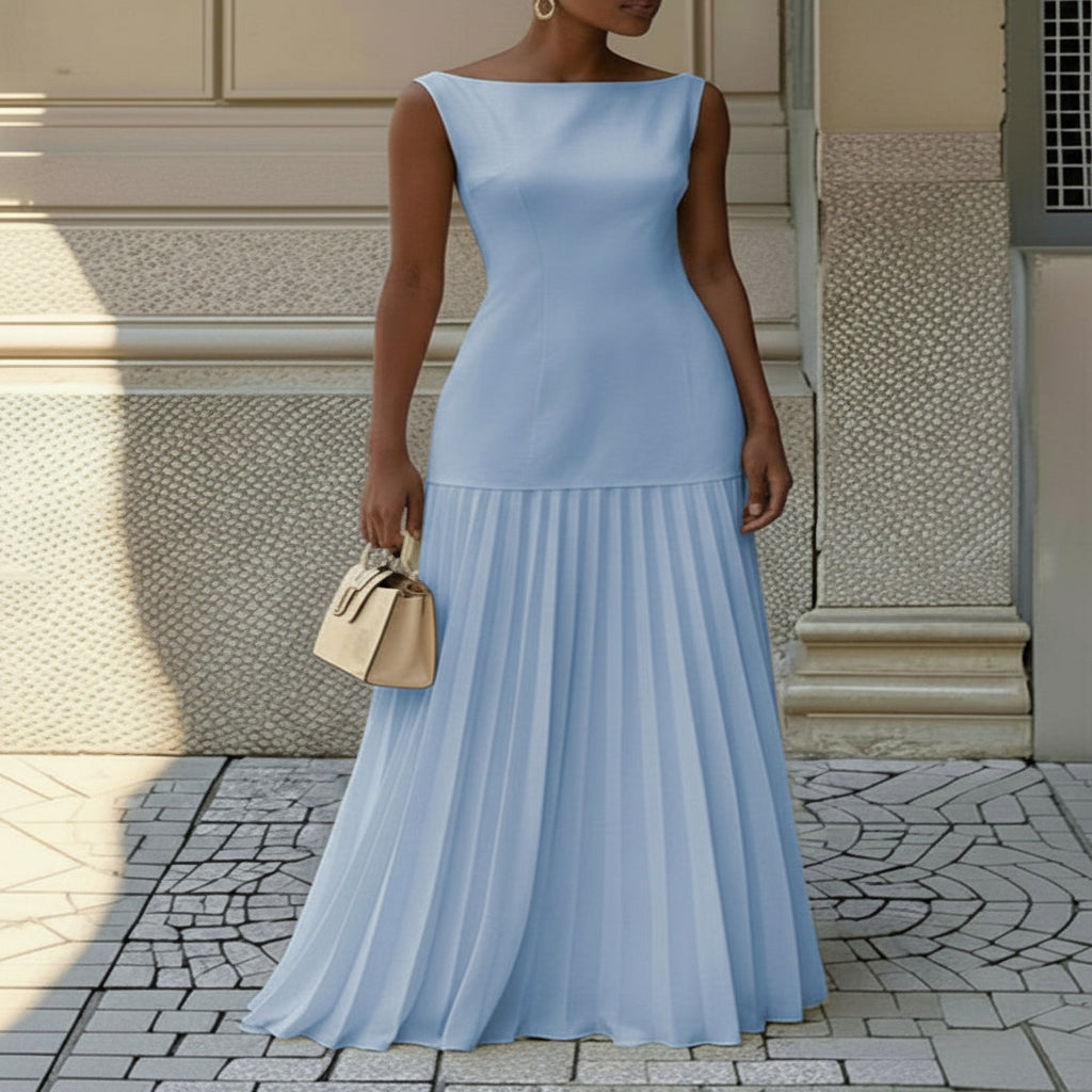 Suknia Ślubna Elegancka Formalna Sukienka Wieczorowa Maxi