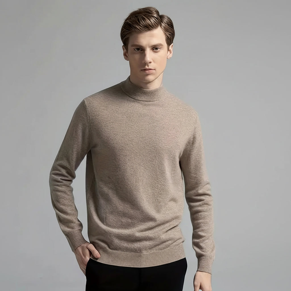 Sweter Męski Elegancki Klasyczny Jesień Zimę