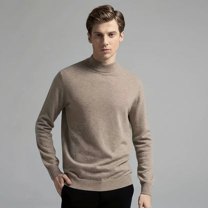 Sweter Męski Elegancki Klasyczny Jesień Zimę