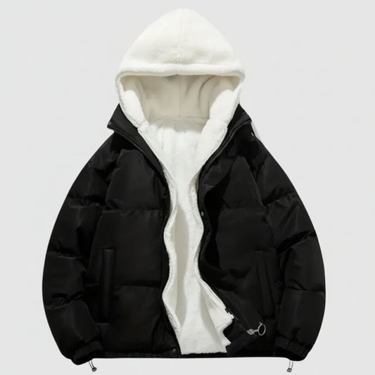 Damska Lekka Kurtka Puchowa Krótka Oversize