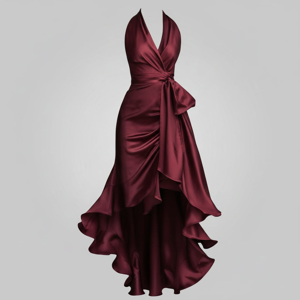 Suknia Ślubna Elegancka Sukienka Wieczorowa Koktajlowa Maxi