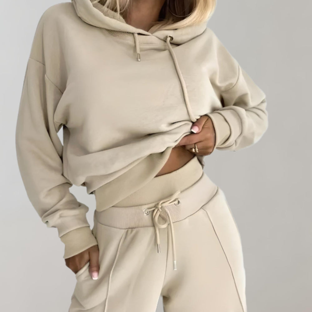 Damski Dwuczęściowy Zestaw Domowy Spodnie Bluza