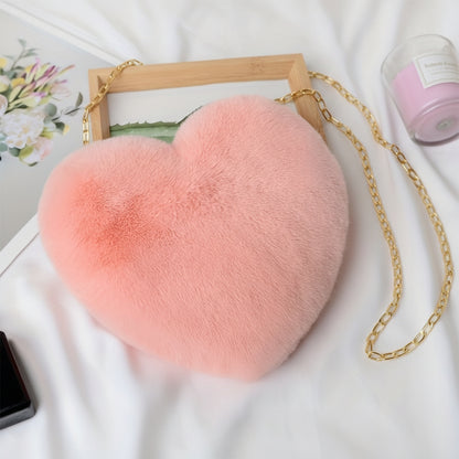 Torebka Damska Ramię Serce Suwakiem Codzienna