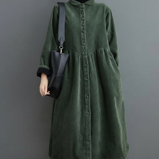 Damski Długi Oversize Płaszcz Zimowy Wygodny Krój