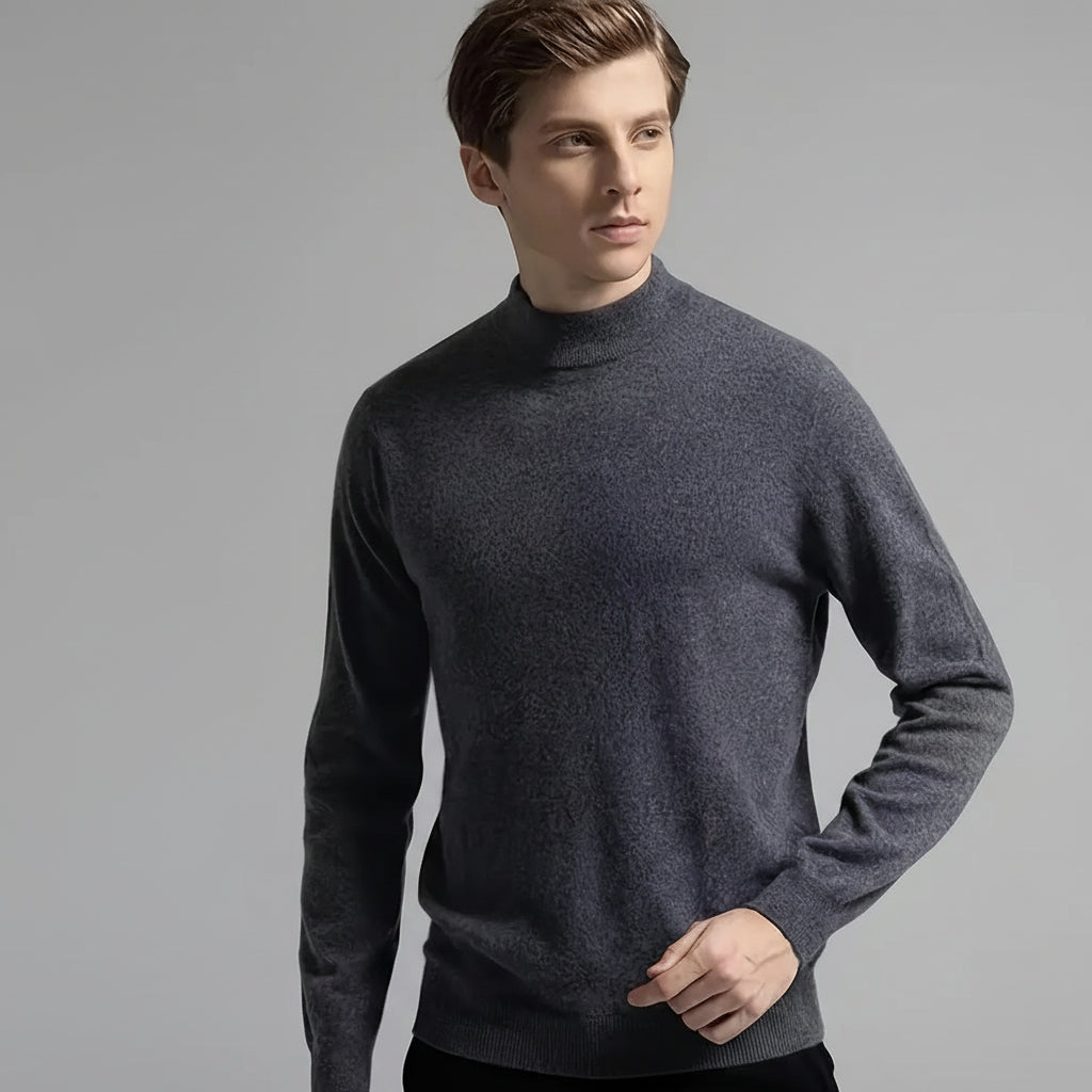 Sweter Męski Elegancki Klasyczny Jesień Zimę