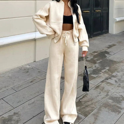 Damski Dwuczesciowy Zestaw Domowy Spodnie Top