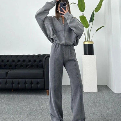 Damski Dwuczesciowy Zestaw Domowy Spodnie Top