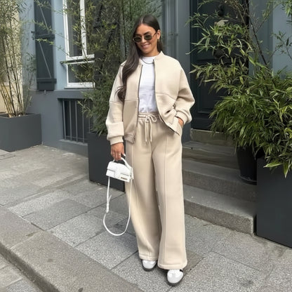 Damski Dwuczesciowy Zestaw Domowy Spodnie Top