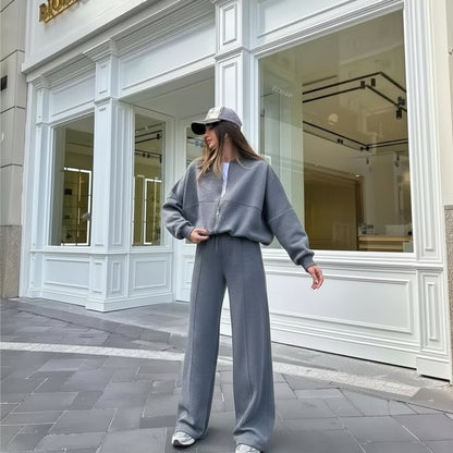 Damski Dwuczesciowy Zestaw Domowy Spodnie Top