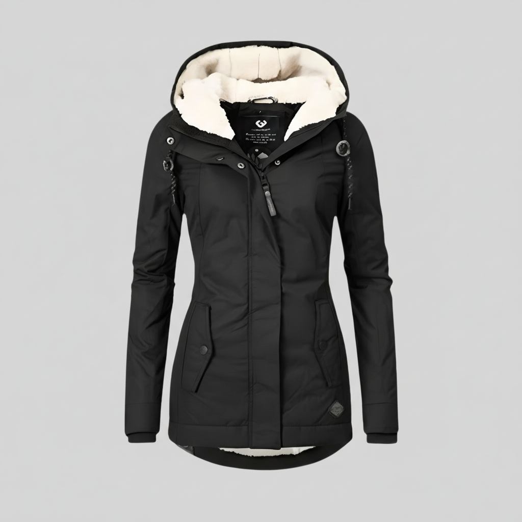 Damska Lekka Pikowana Kurtka Krótka Ocieplana Kurtka