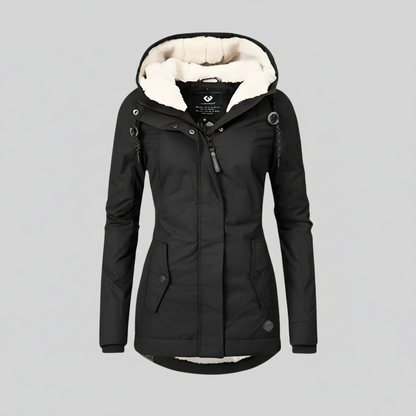 Damska Lekka Pikowana Kurtka Krótka Ocieplana Kurtka