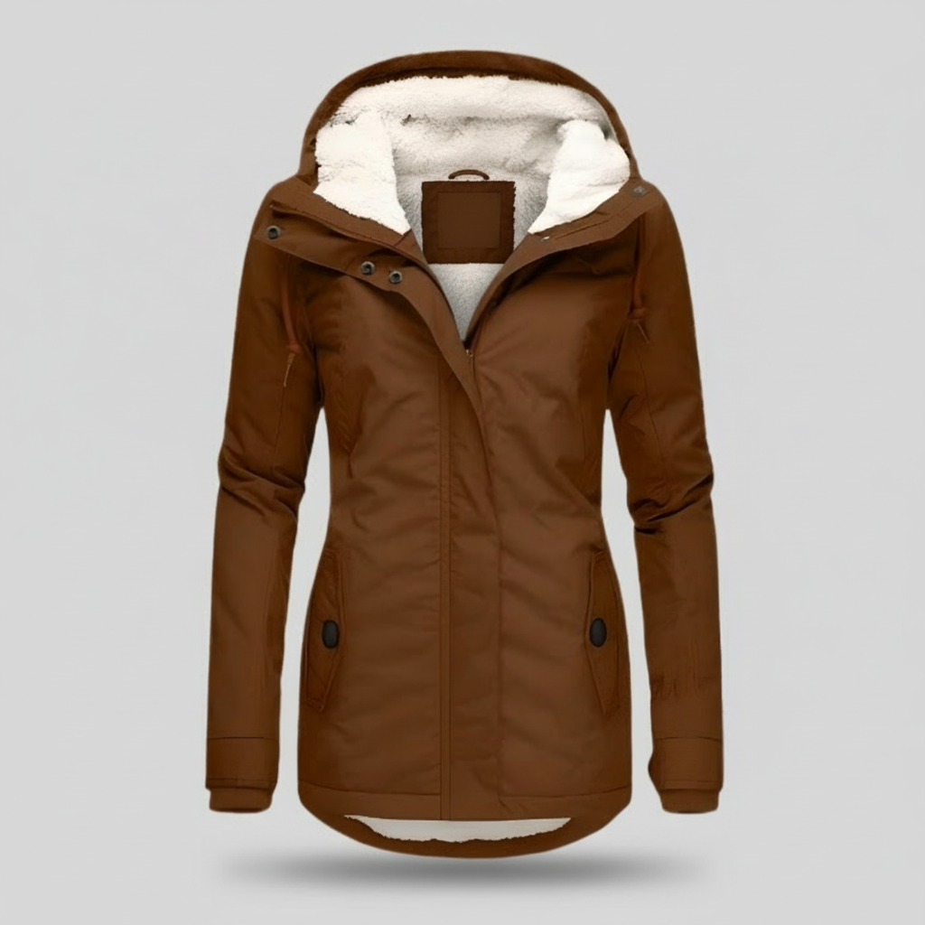 Damska Lekka Pikowana Kurtka Krótka Ocieplana Kurtka