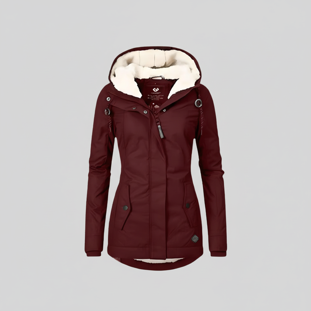 Damska Lekka Pikowana Kurtka Krótka Ocieplana Kurtka