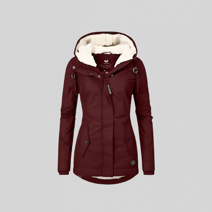Damska Lekka Pikowana Kurtka Krótka Ocieplana Kurtka