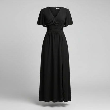 Damska Letnia Koktajlowa Suknia Ślubna Zawinąć Midi