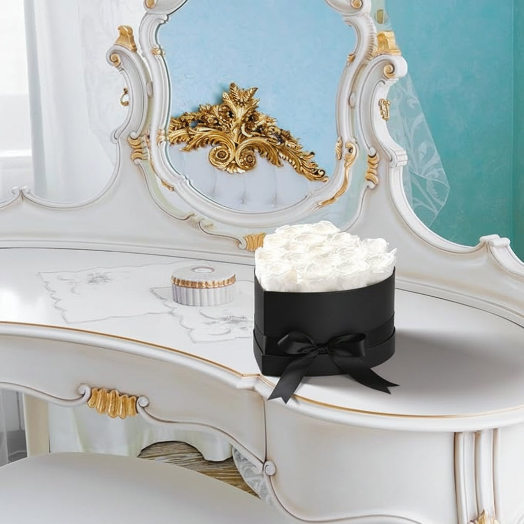 Wiekowe Róże Pudełku Prezent Ręcznie Wykonane Róże Sercu