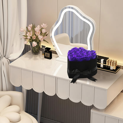 Wiekowe Róże Pudełku Prezent Ręcznie Wykonane Róże Sercu