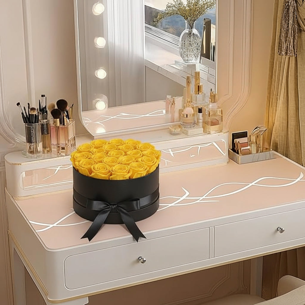 Wiekowe Róże Pudełku Prezent Ręcznie Wykonane Róże Sercu