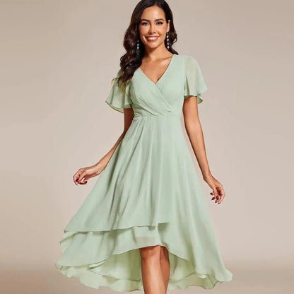 Damska Letnia Sukienka Koktajlowa Suknie Ślubne Midi