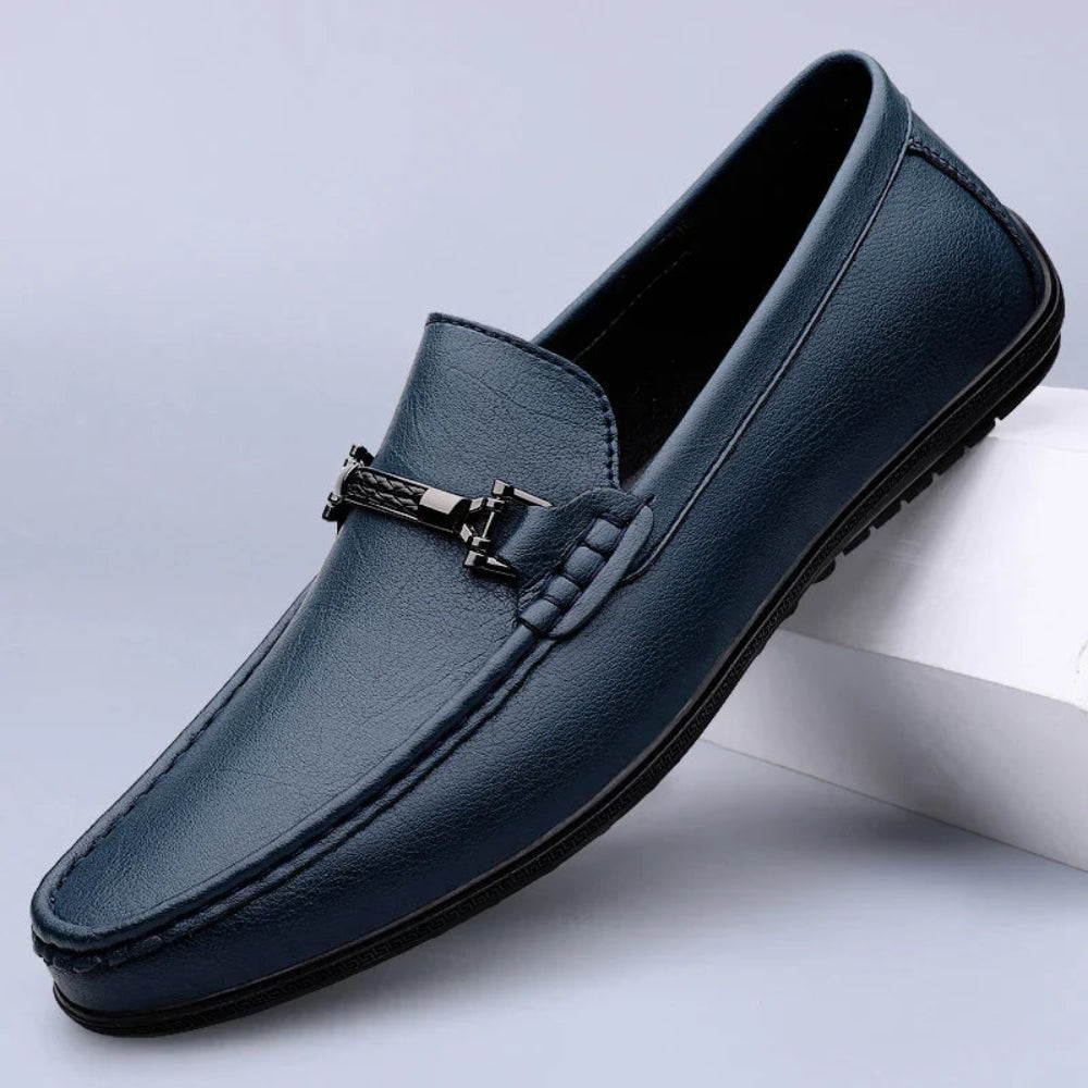 Buty Ślubne Męskie Eleganckie Loafers Klasyczne Mokasyny