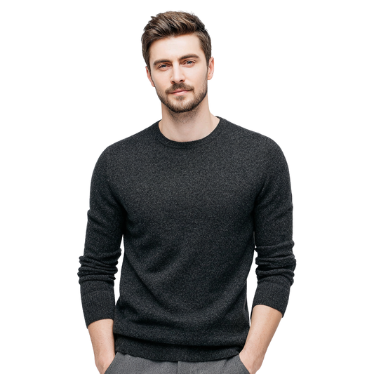 Sweter z długim rękawem dla mężczyzn, dzianina
