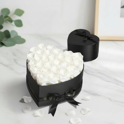 Wiekowe Róże Pudełku Prezent Ręcznie Wykonane Róże Sercu