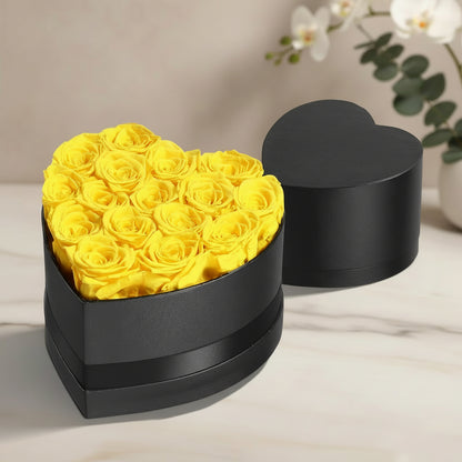 Wiekowe Róże Pudełku Prezent Ręcznie Wykonane Róże Sercu