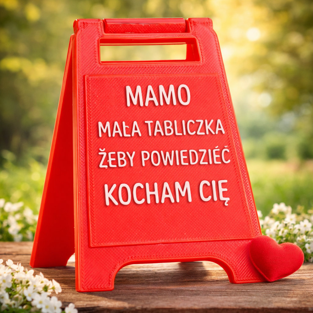 Walentynkowy Mini Szyld Napisem Kocham Cię Prezent