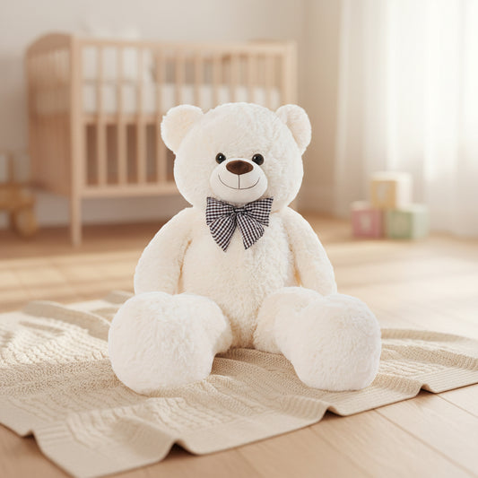 Pluszowa Przytulanka Biała 50 cm Idealny Prezent Dzieci