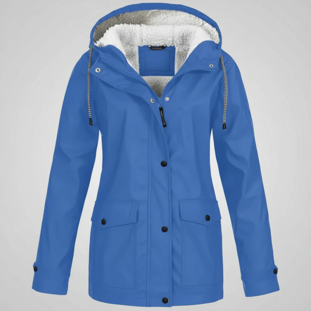 Damska Lekka Kurtka Parka Długa Ciepła Kurtka