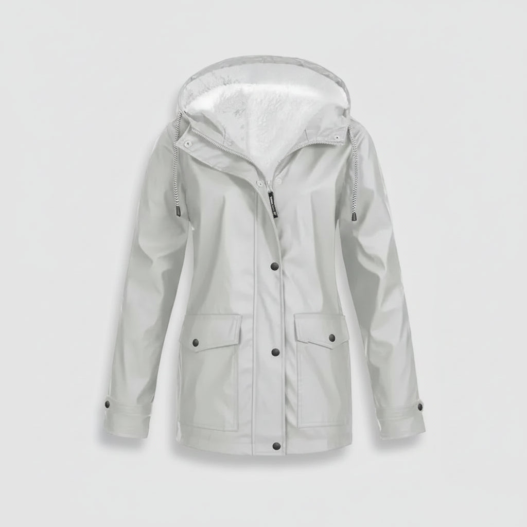 Damska Lekka Kurtka Parka Długa Ciepła Kurtka