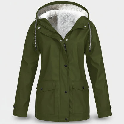 Damska Lekka Kurtka Parka Długa Ciepła Kurtka