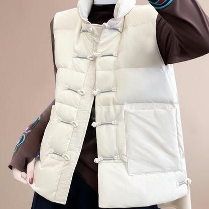 Damska Pikowana Puffer Kamizelka Lekka Oversize