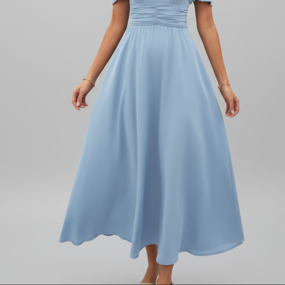 Damska Świąteczna Sukienka  Wesele Midi