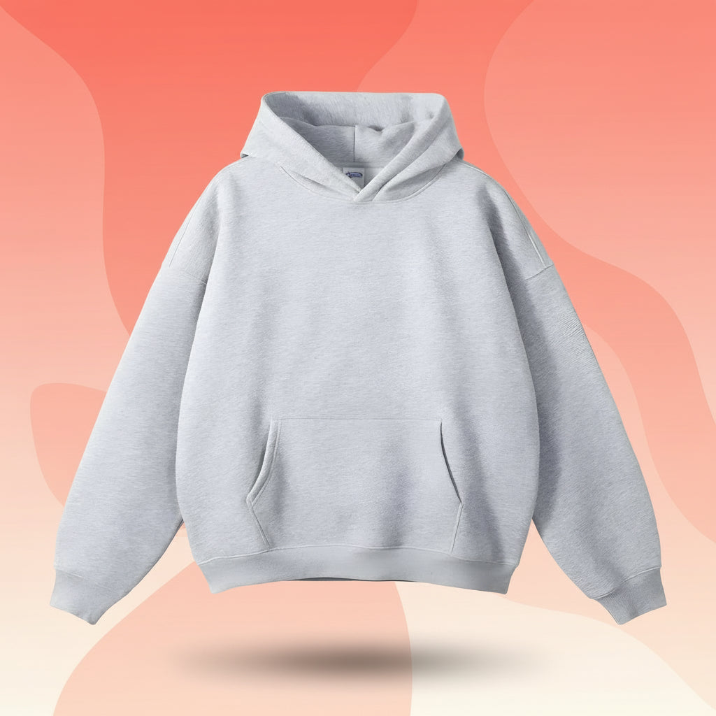 Damska Dzianinowa Bluza Kapturem Długa Oversize