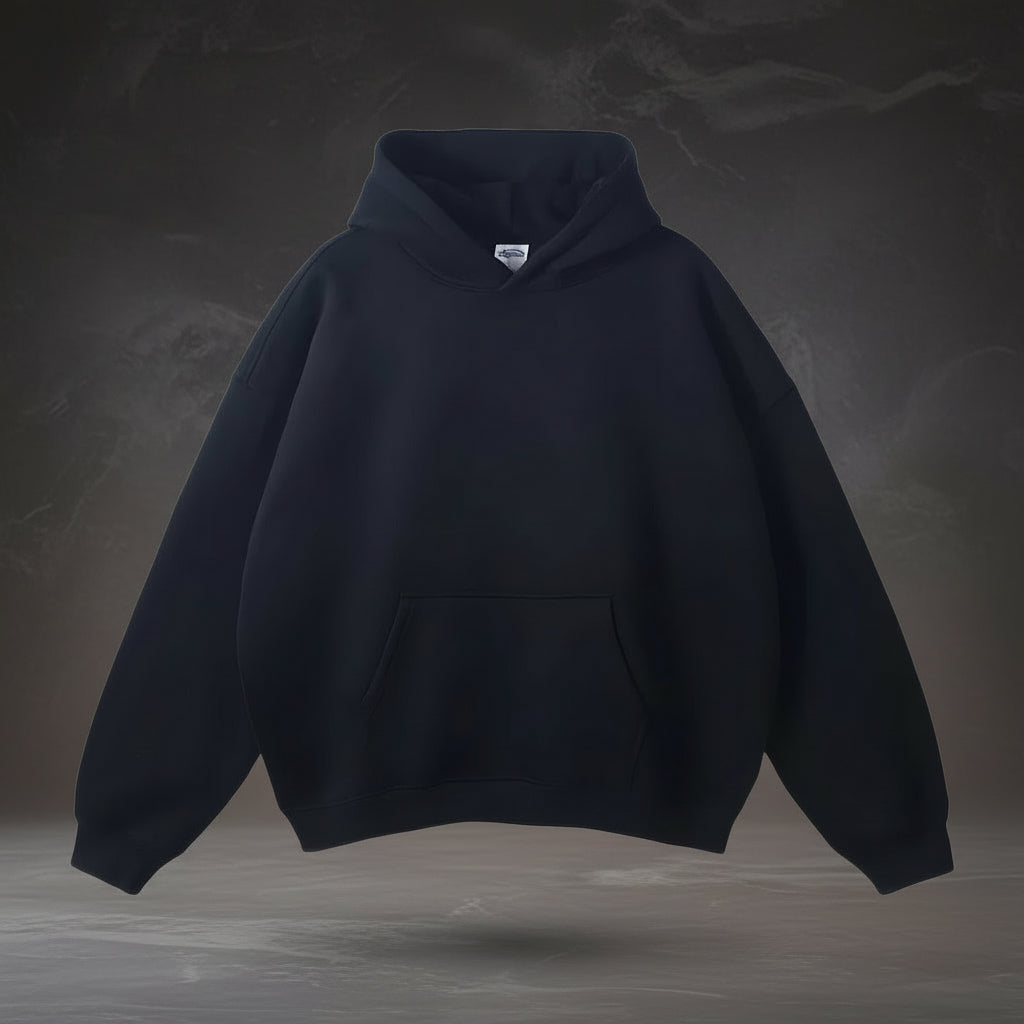 Damska Dzianinowa Bluza Kapturem Długa Oversize