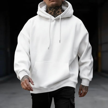 Bluza Męska Oversize Kapturem Casual Co Dzień