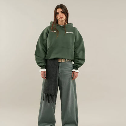 Unisex Długi Sweter Bluza Dzianinowy Oversize Luźny