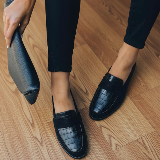Buty Ślubne Eleganckie Loafers Damskie Wygodne Mokasyny