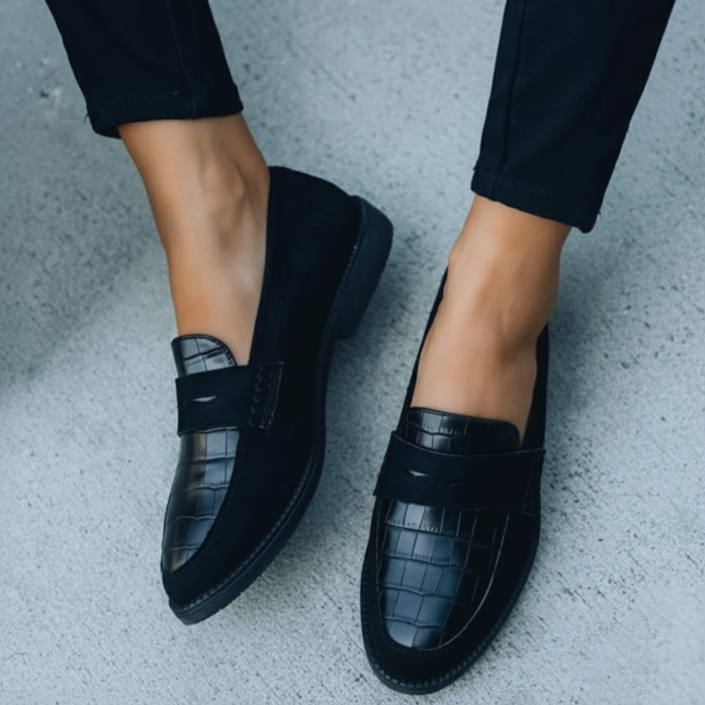 Buty Ślubne Eleganckie Loafers Damskie Wygodne Mokasyny