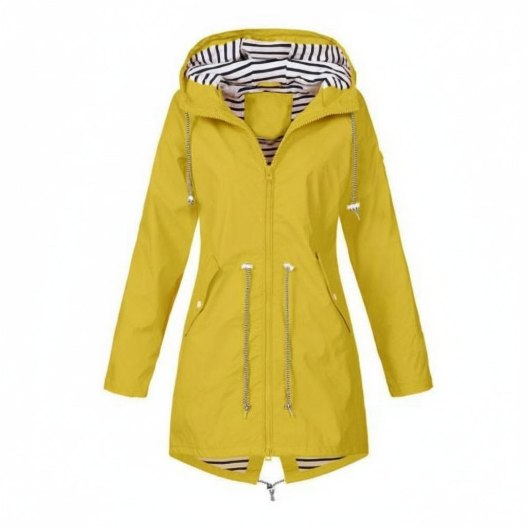 Damska Lekka Kurtka Przeciwdeszczowa Krótki Windbreaker