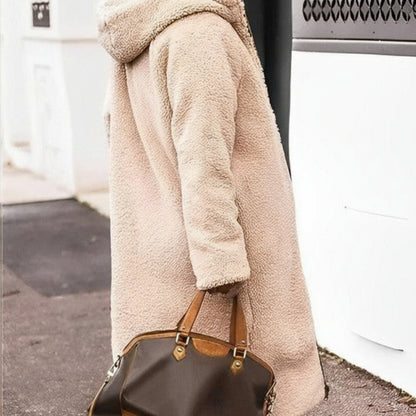 Damska Długa Puffer Kurtka Ciepła Oversize Zimowa