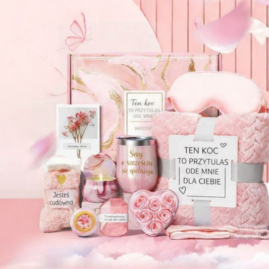 Zestaw Prezentowy Damski Luksusowy Relaks Wellness w Pudełku